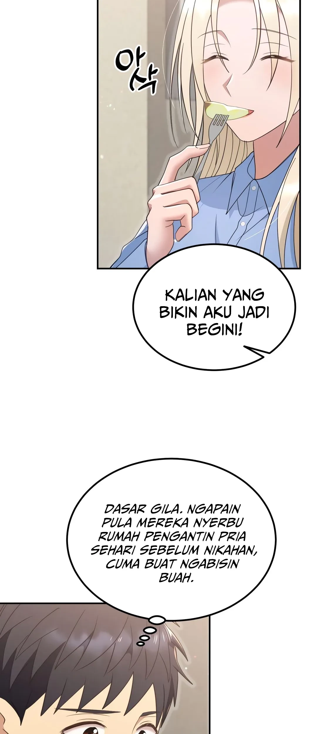 Living in a Studio Condo With the Saintess Chapter 46 Gambar 10