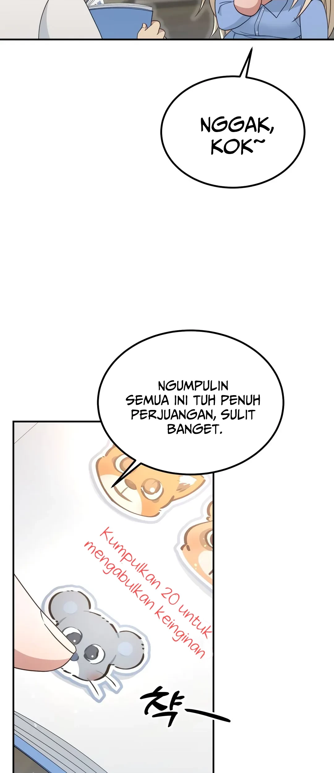 Living in a Studio Condo With the Saintess Chapter 46 Gambar 53