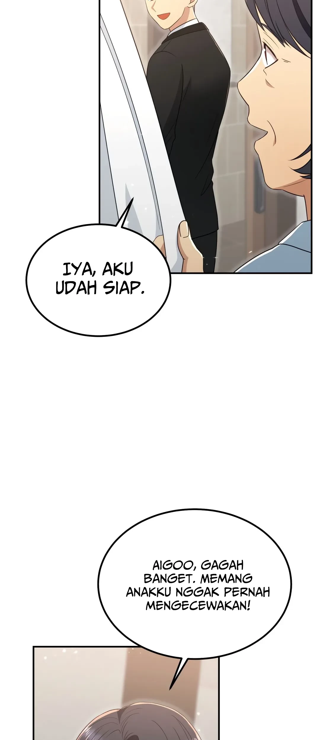 Living in a Studio Condo With the Saintess Chapter 47 Gambar 65