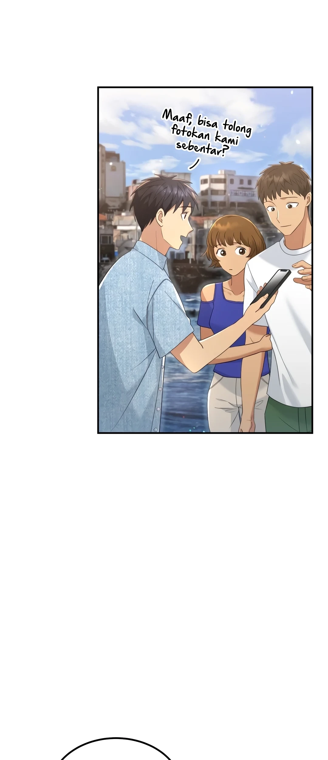 Living in a Studio Condo With the Saintess Chapter 49 Gambar 53