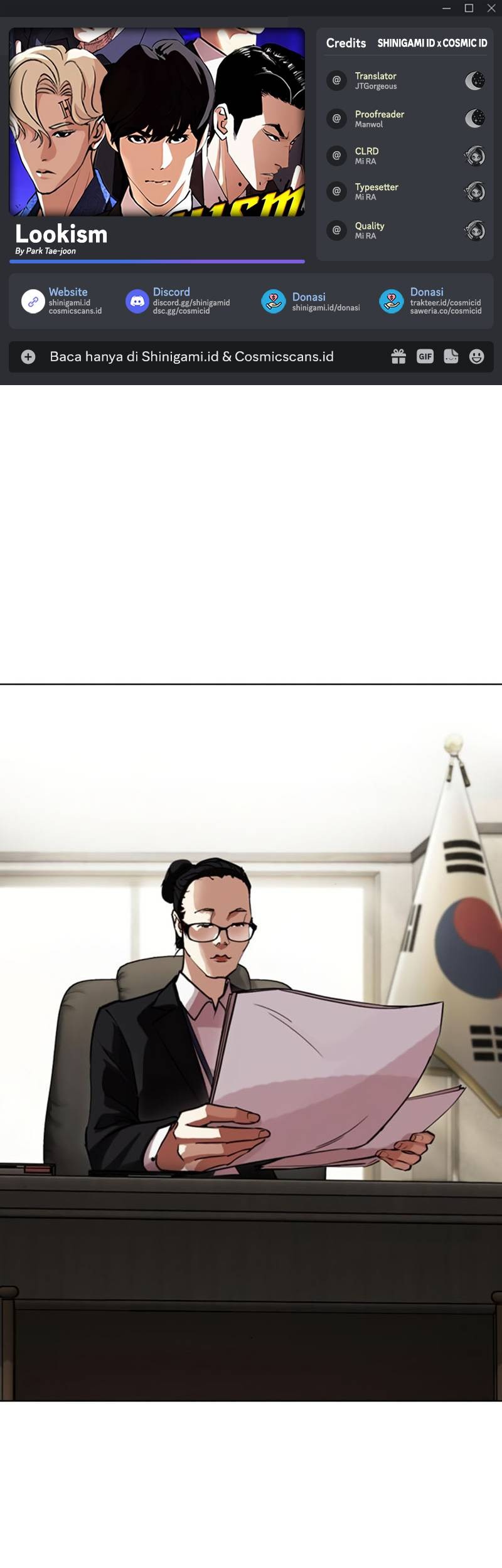 Komik Lookism Chapter 460 gambar nomor 1