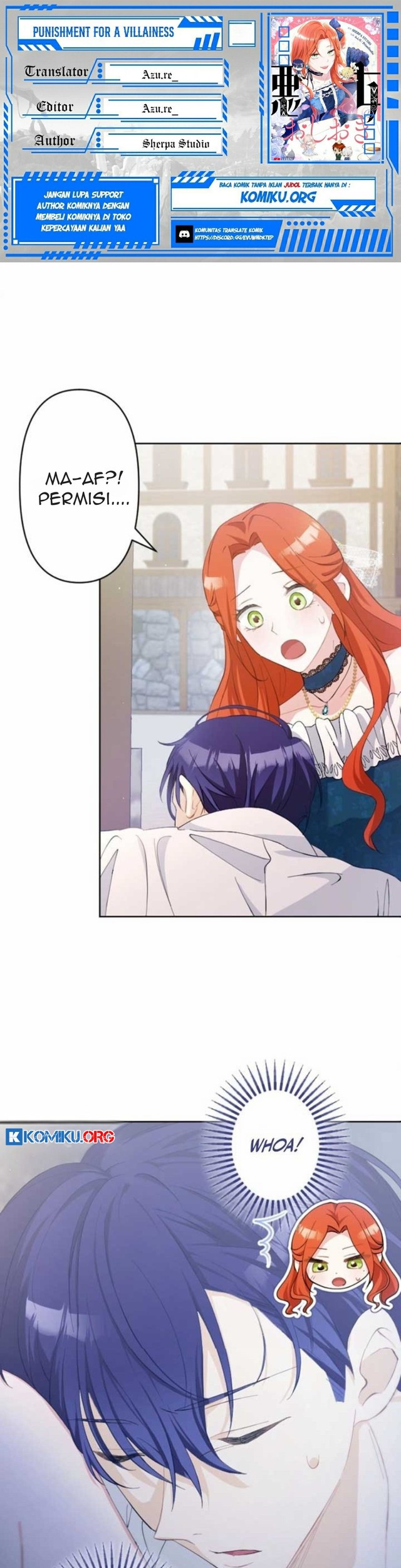 Komik Punishment for a Villainess Chapter 9 gambar nomor 1