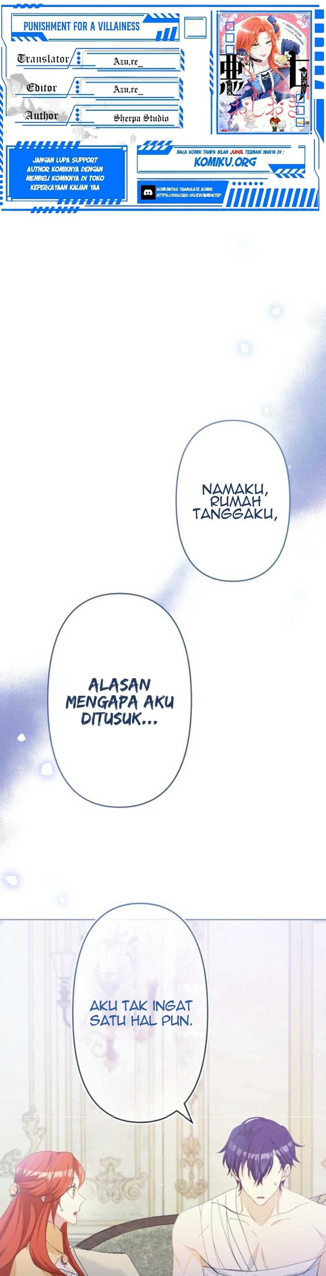 Komik Punishment for a Villainess Chapter 10 gambar nomor 1