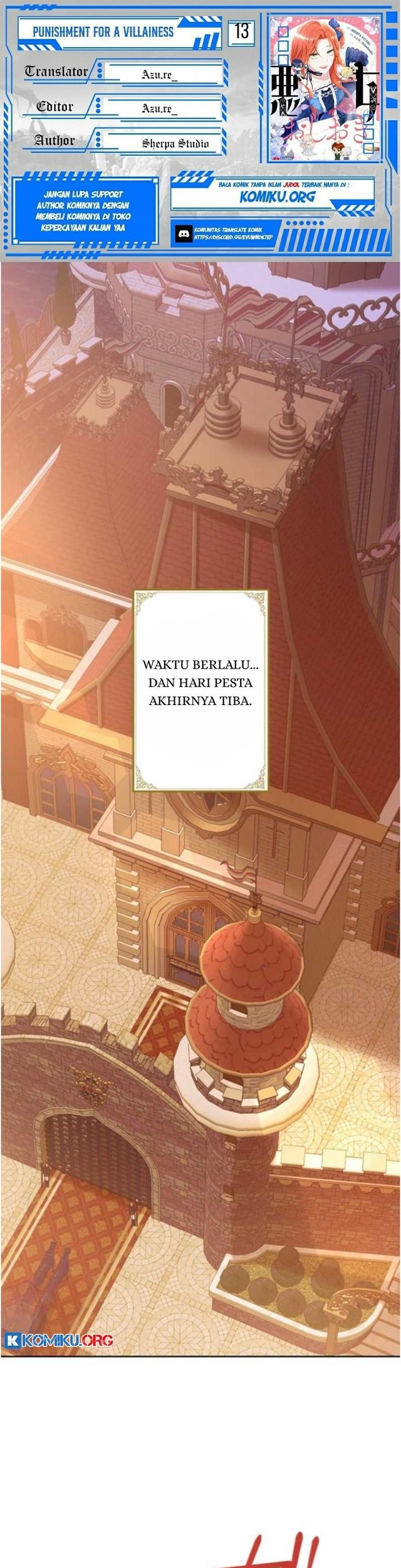 Komik Punishment for a Villainess Chapter 13 gambar nomor 1