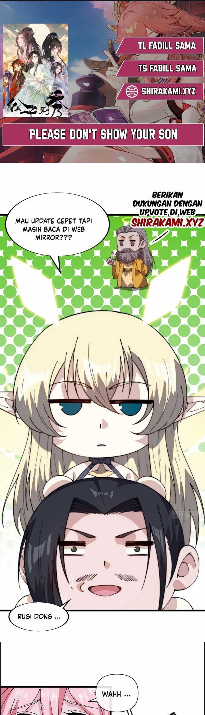 Komik Please don’t show your son Chapter 200 gambar nomor 1