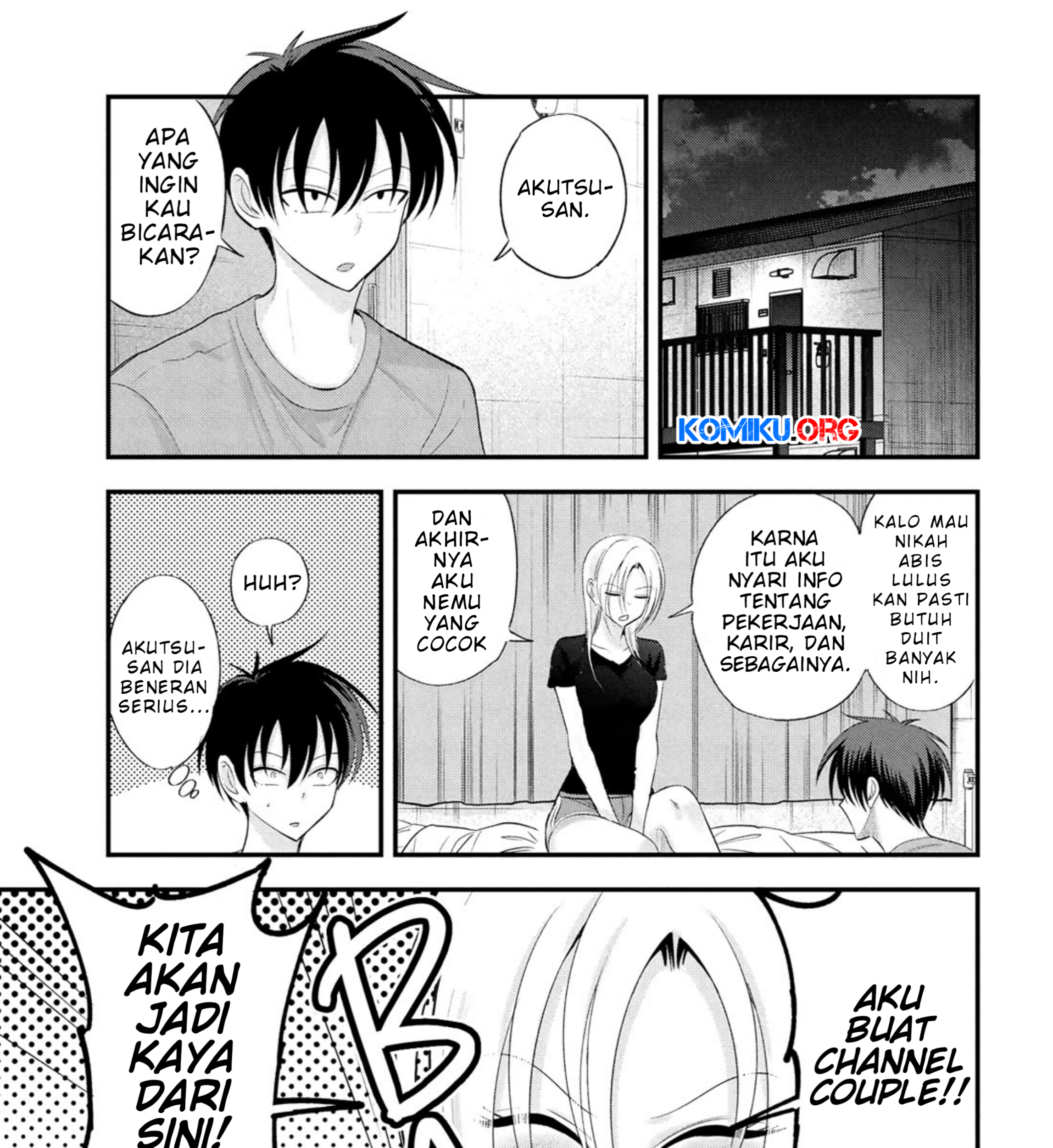 Manga Please Go Home, Akutsu-san! Chapter 194 gambar nomor 2