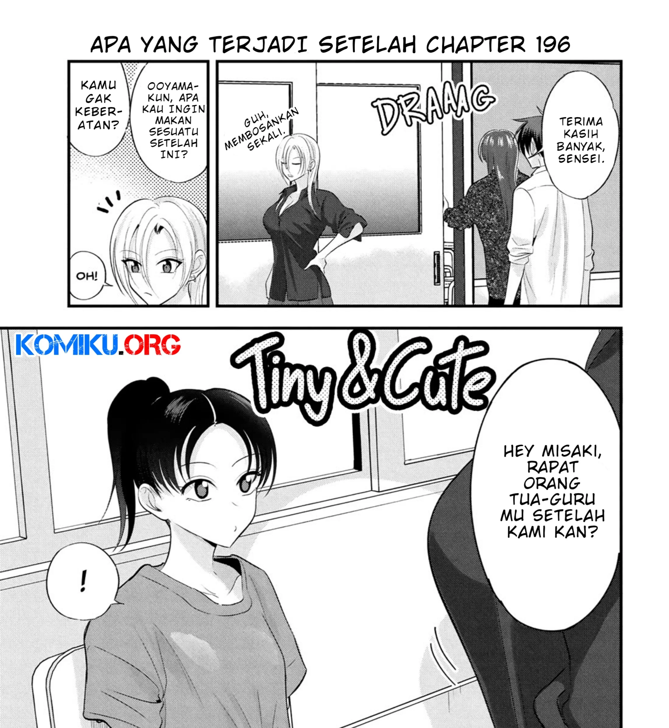 Manga Please Go Home, Akutsu-san! Chapter 196.5 gambar nomor 2