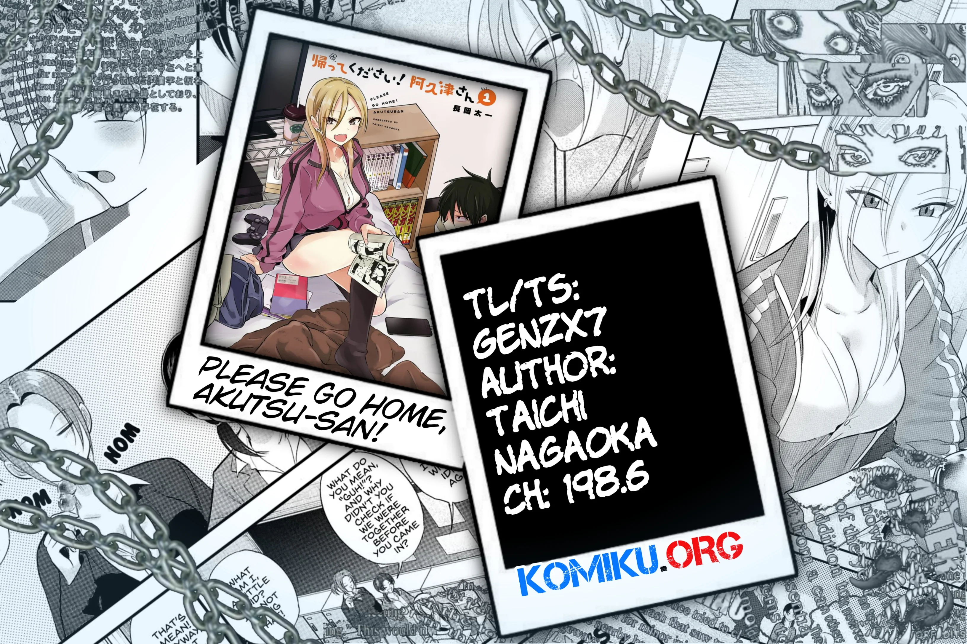 Komik Please Go Home, Akutsu-san! Chapter 198.6 gambar nomor 1