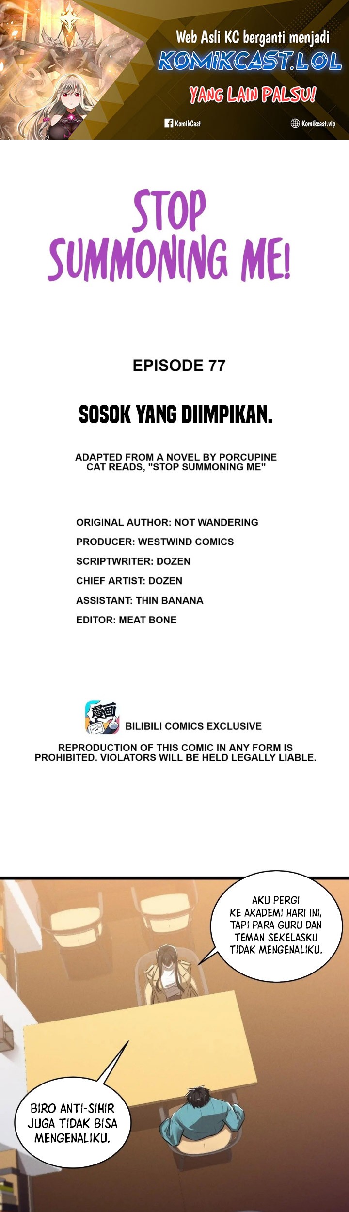Komik Please Stop Summoning Me! Chapter 77 gambar nomor 1