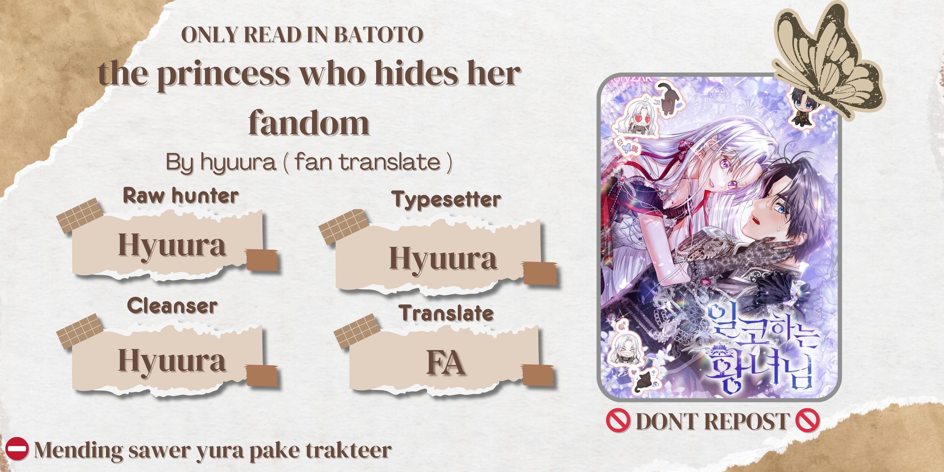 Komik Princess Who Hides Her Fandom Chapter 28 gambar nomor 1