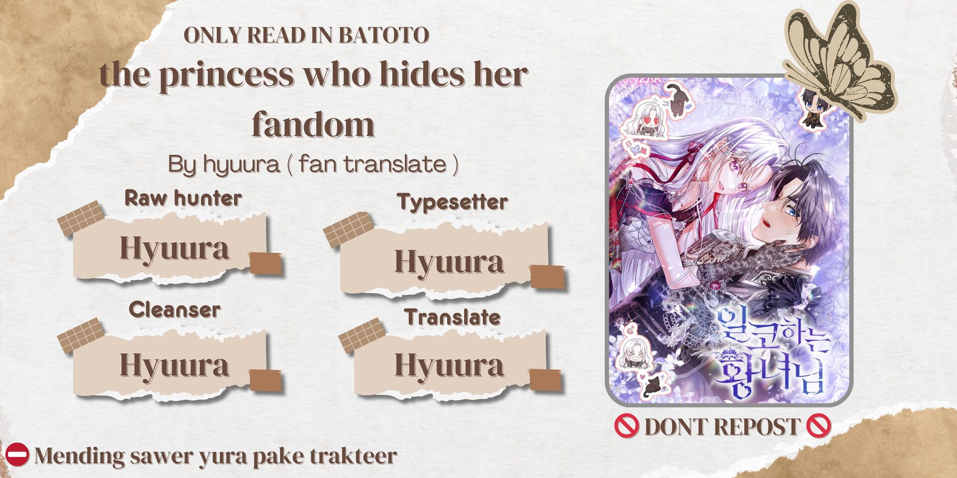 Komik Princess Who Hides Her Fandom Chapter 21 gambar nomor 1