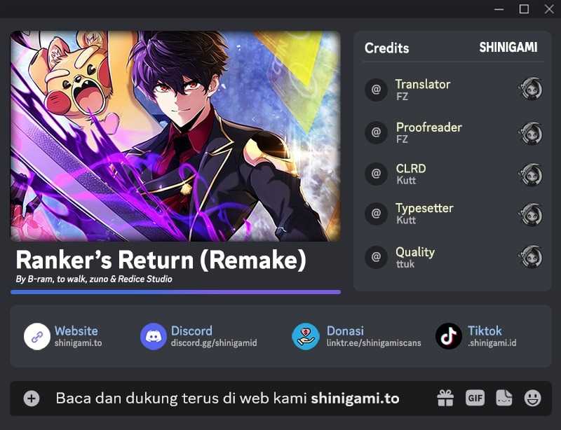 Komik Ranker’s Return (Remake) Chapter 208 gambar nomor 1