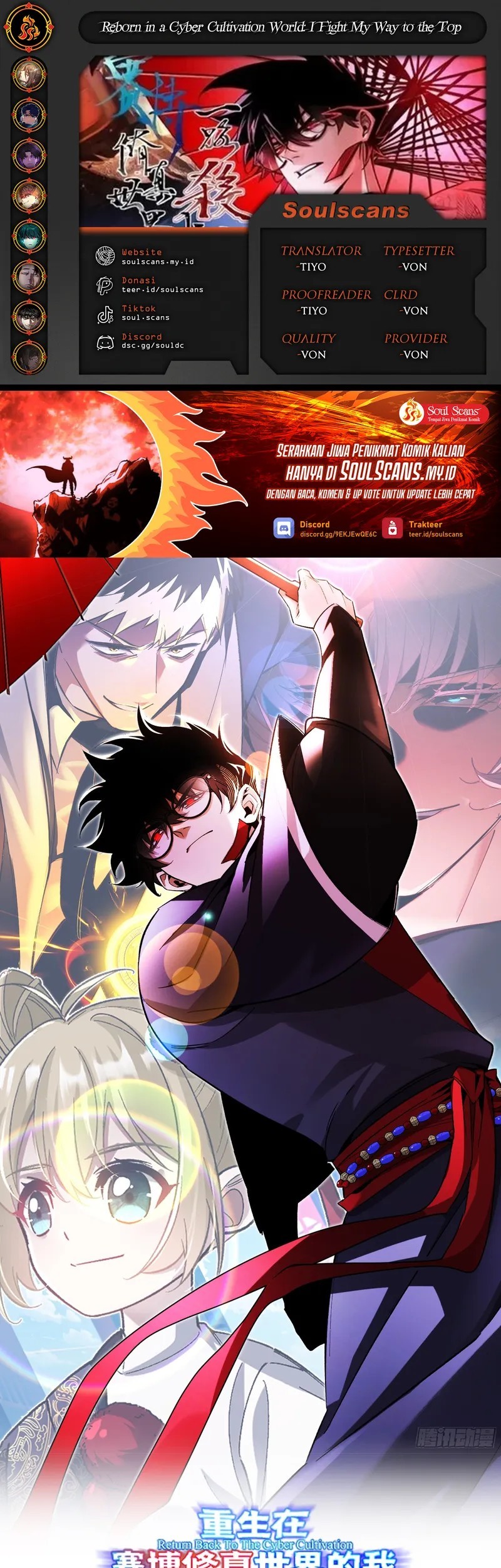 Komik Reborn in a Cyber-Cultivation World: I Fight My Way to the Top Chapter 21 gambar nomor 1