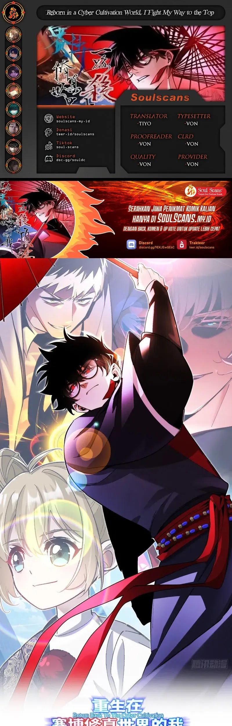 Komik Reborn in a Cyber-Cultivation World: I Fight My Way to the Top Chapter 8 gambar nomor 1