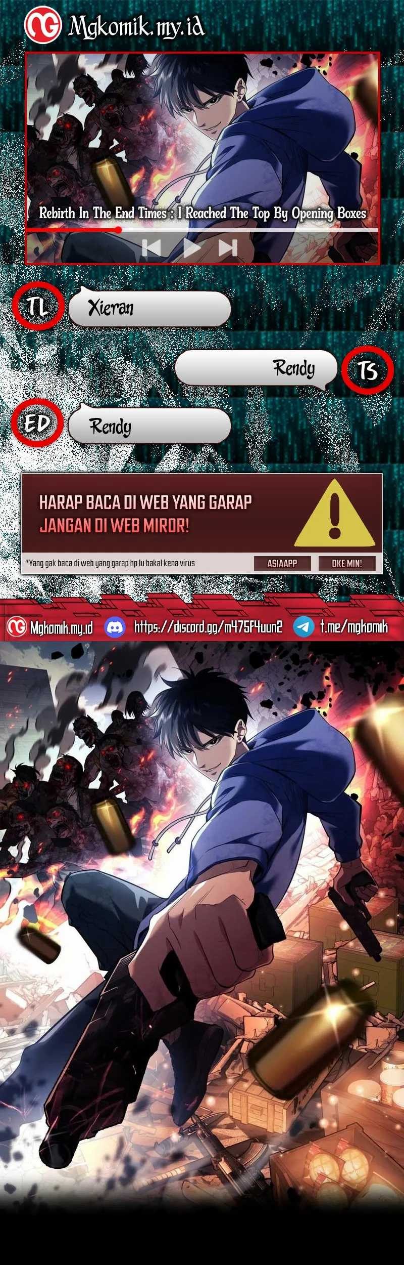 Komik Rebirth in the Apocalypse: I Reach the Top by Opening Boxes Chapter 61 gambar nomor 1