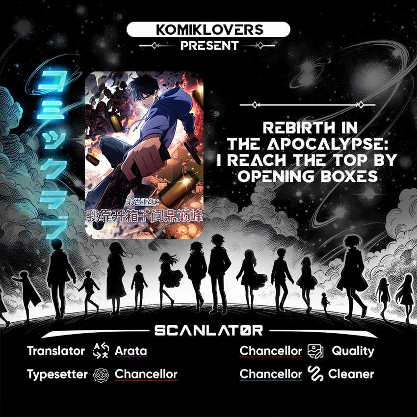 Komik Rebirth in the Apocalypse: I Reach the Top by Opening Boxes Chapter 9 gambar nomor 1