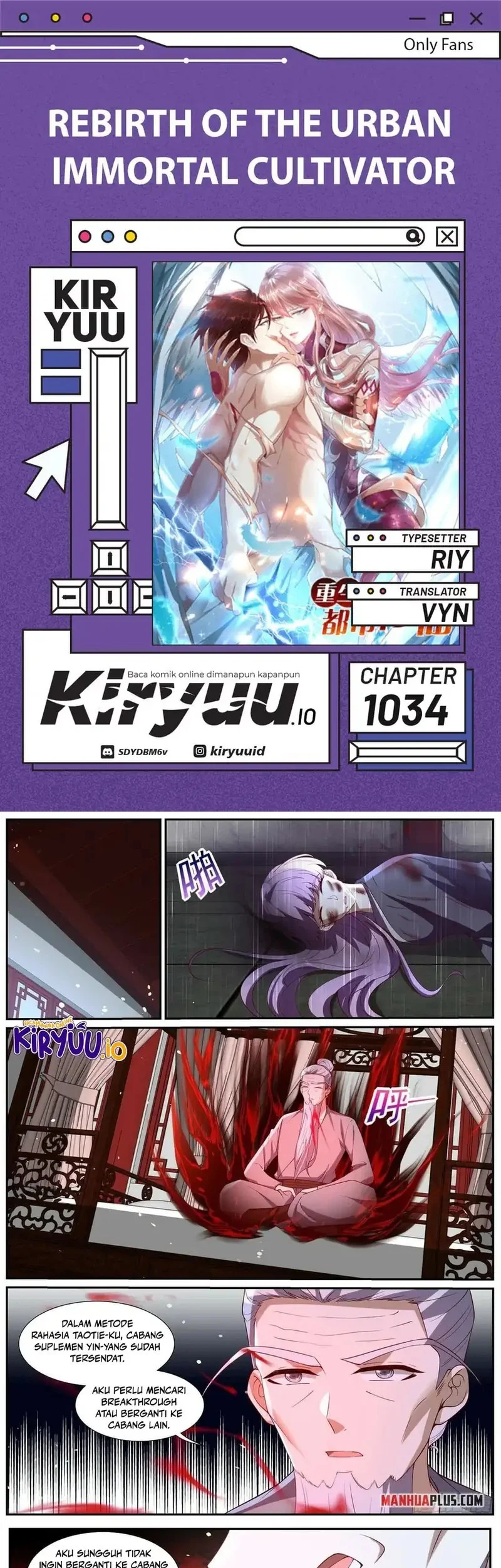 Komik Rebirth Of The Urban Immortal Cultivator Chapter 1034 gambar nomor 1