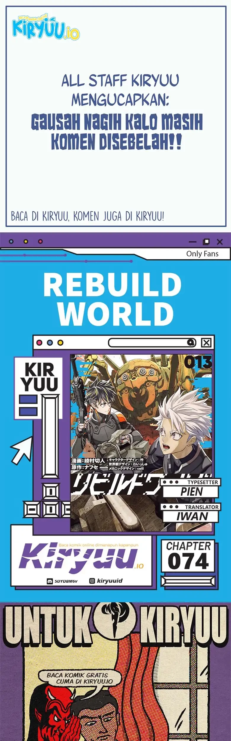 Komik Rebuild World Chapter 74 gambar nomor 1