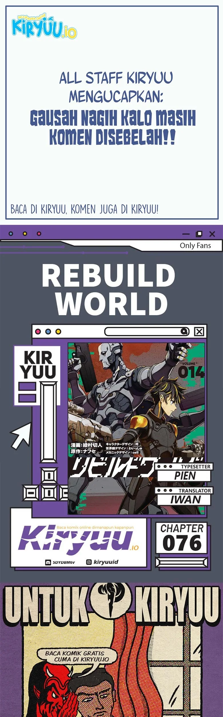 Komik Rebuild World Chapter 76 gambar nomor 1