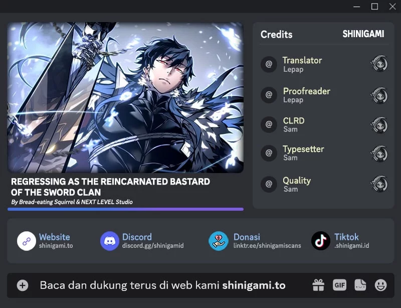 Komik Regressing As The Reincarnated Bastard Of The Sword Clan Chapter 60 gambar nomor 1