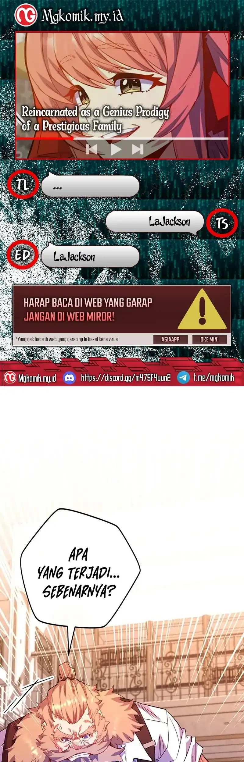 Komik Reincarnated as a Genius Prodigy of a Prestigious Family Chapter 70 gambar nomor 1