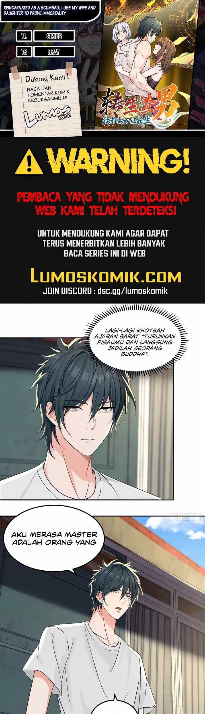 Komik Reincarnated as a Scumbag I Use My Wife and Daughter to Prove Immortality Chapter 16 gambar nomor 1