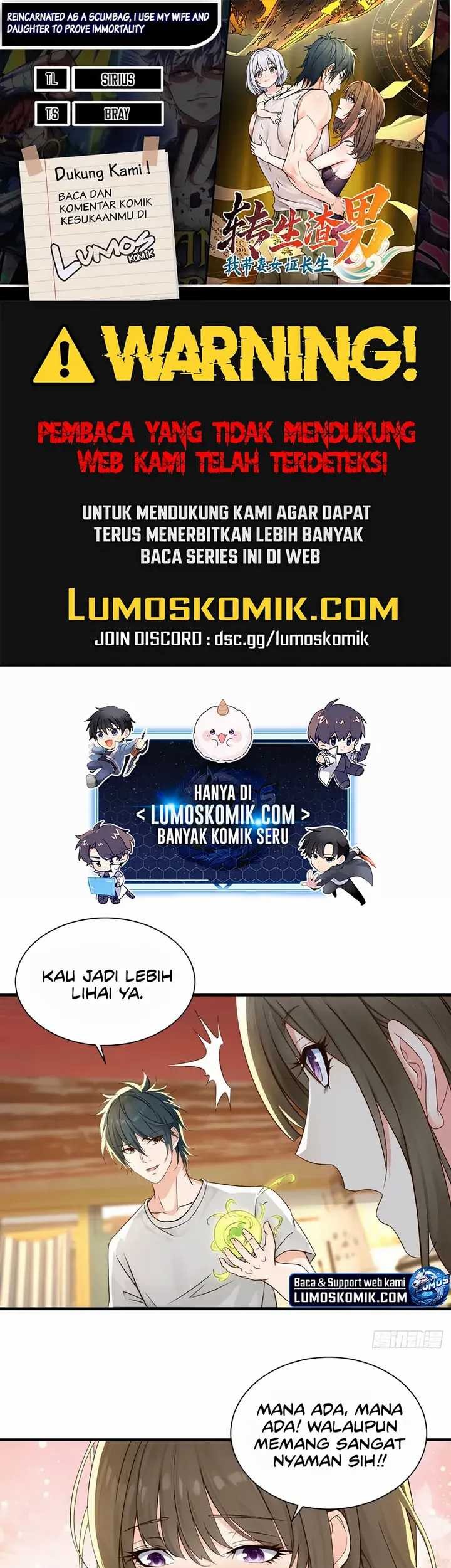 Komik Reincarnated as a Scumbag I Use My Wife and Daughter to Prove Immortality Chapter 18 gambar nomor 1