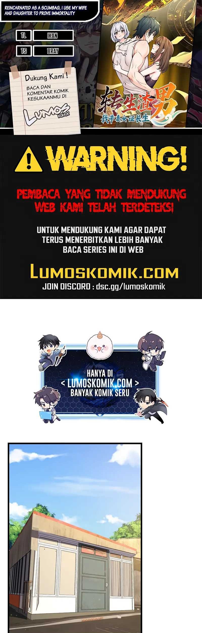 Komik Reincarnated as a Scumbag I Use My Wife and Daughter to Prove Immortality Chapter 32 gambar nomor 1