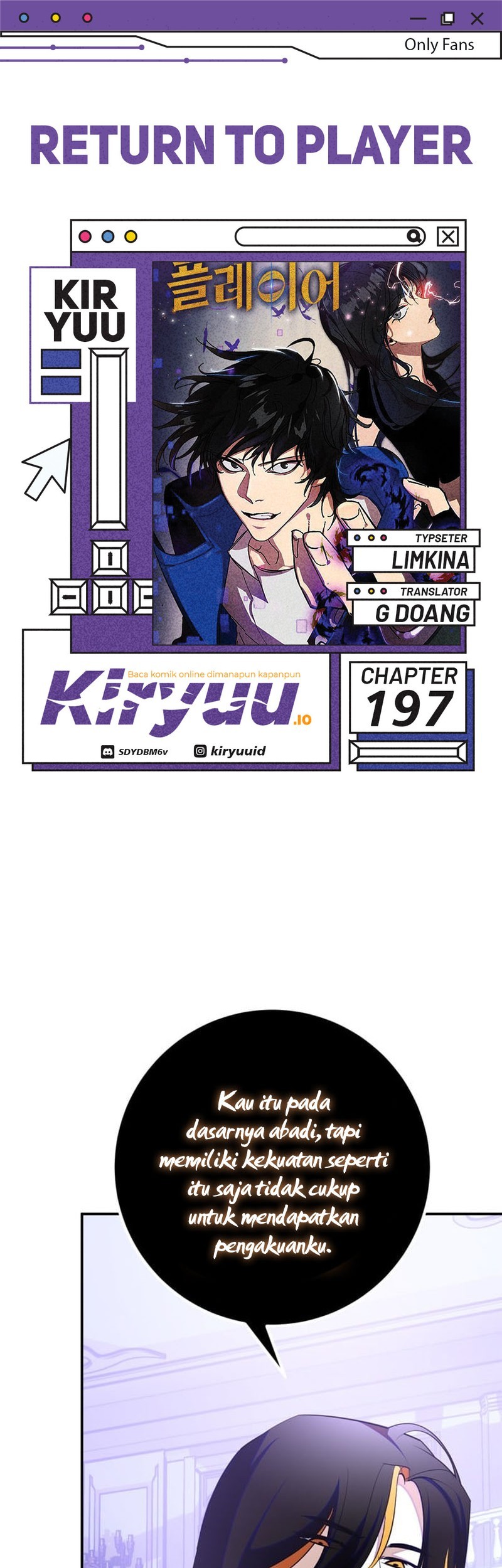 Komik Return to Player Chapter 197 gambar nomor 1