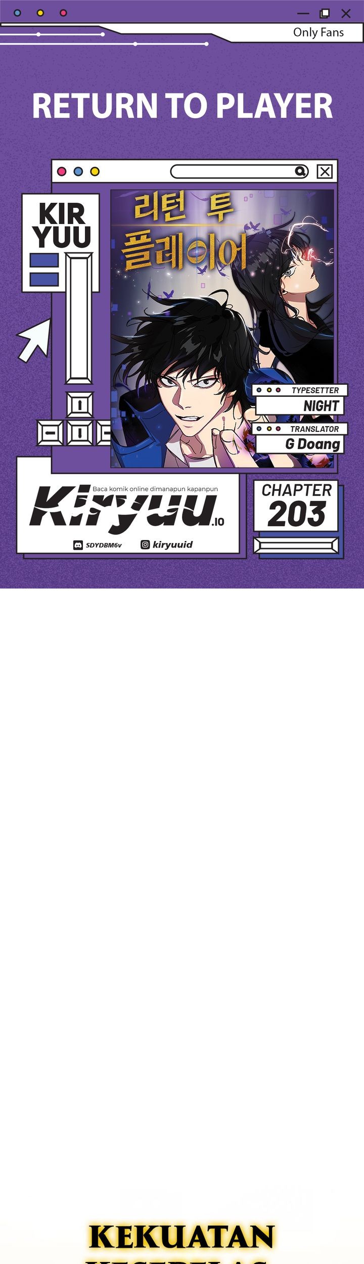 Komik Return to Player Chapter 203 gambar nomor 1