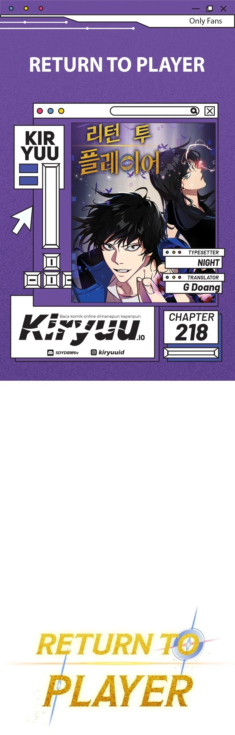 Komik Return to Player Chapter 218 gambar nomor 1