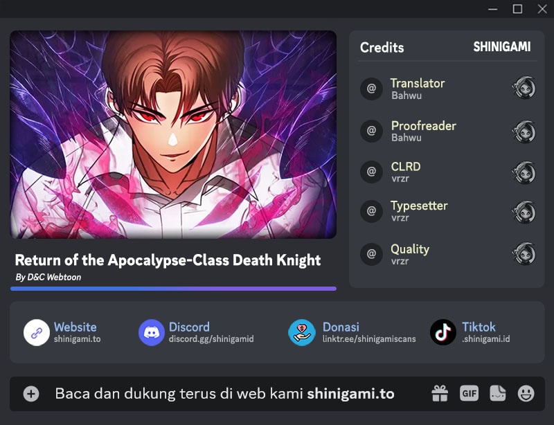 Komik Return Of The Apocalypse-Class Death Knight Chapter 32 gambar nomor 1