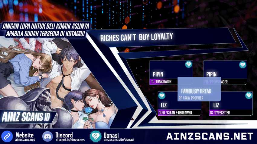 Komik Riches Can’t Buy Loyalty Chapter 6 gambar nomor 1
