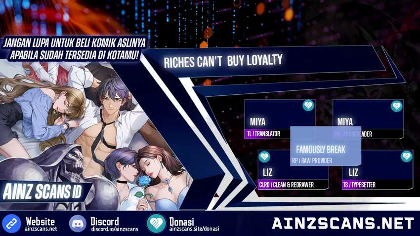 Komik Riches Can’t Buy Loyalty Chapter 3 gambar nomor 1