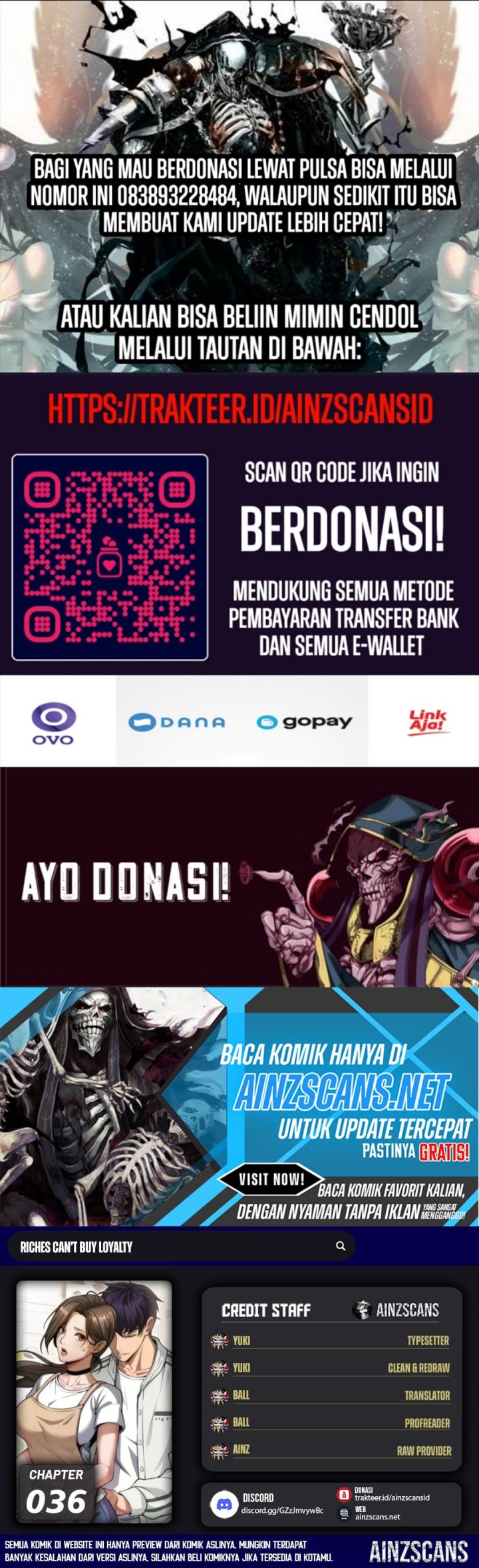 Komik Riches Can’t Buy Loyalty Chapter 36 gambar nomor 1