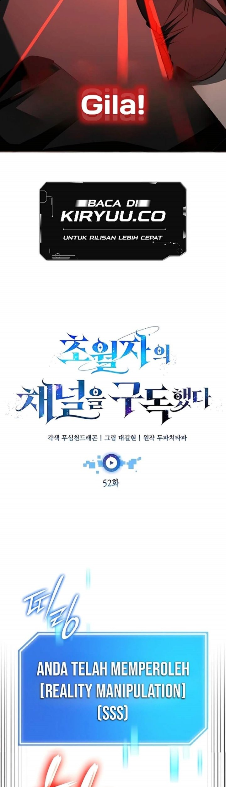 Subscribing to the Transcendent’s Channel Chapter 52 Gambar 23