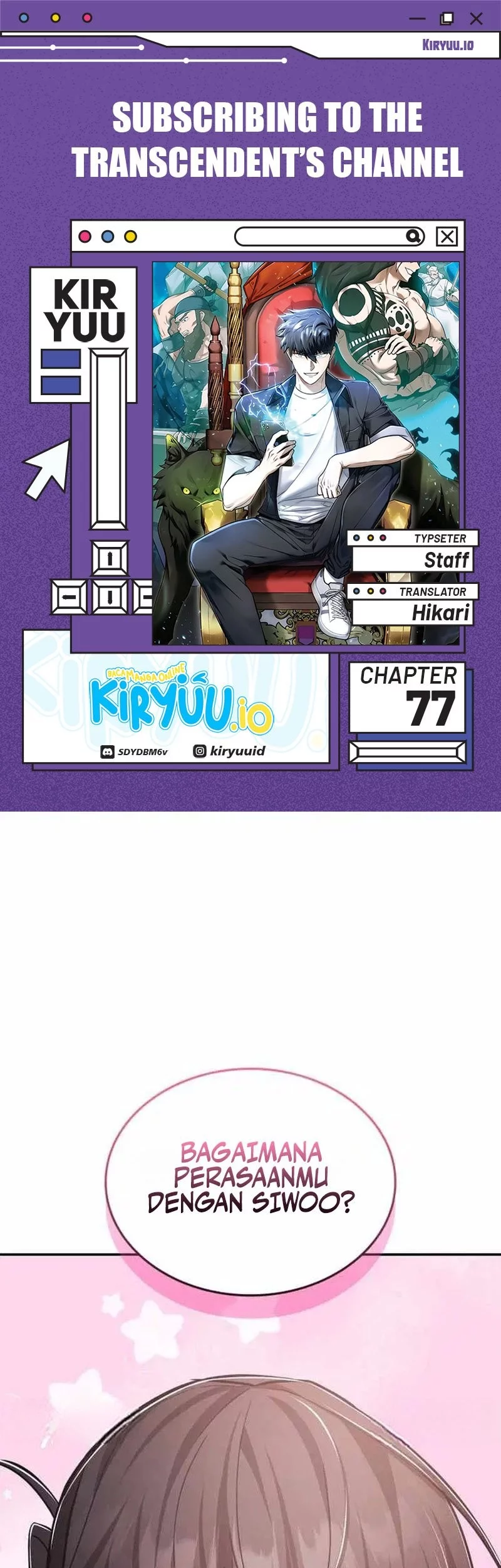 Komik Subscribing to the Transcendent’s Channel Chapter 77 gambar nomor 1