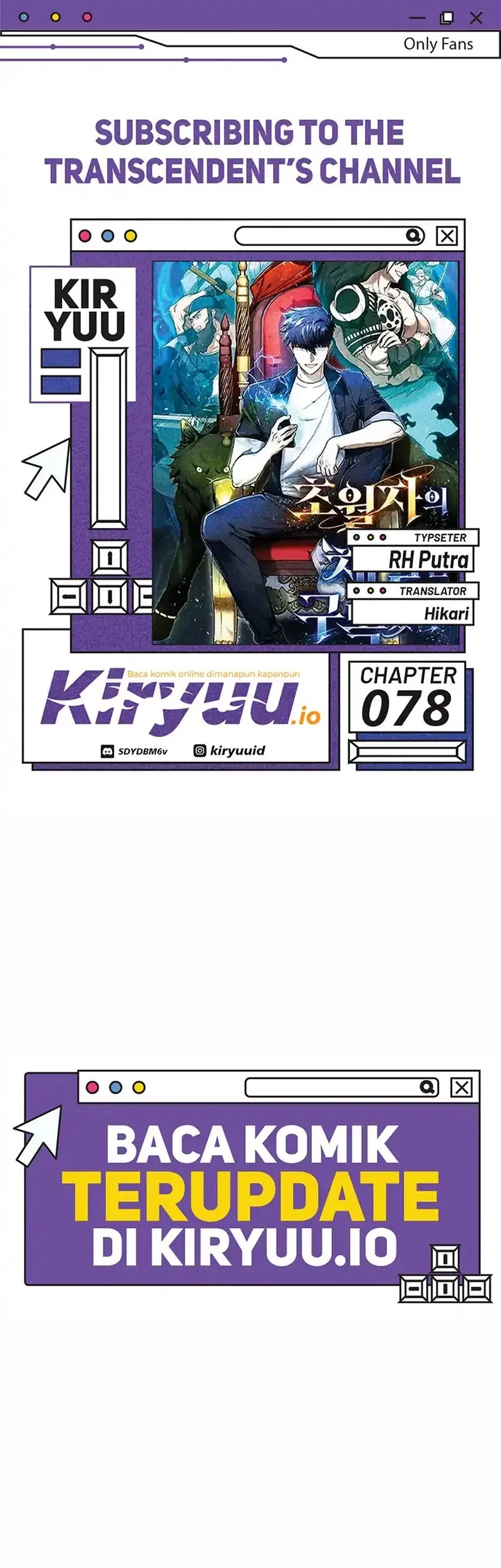 Komik Subscribing to the Transcendent’s Channel Chapter 78 gambar nomor 1