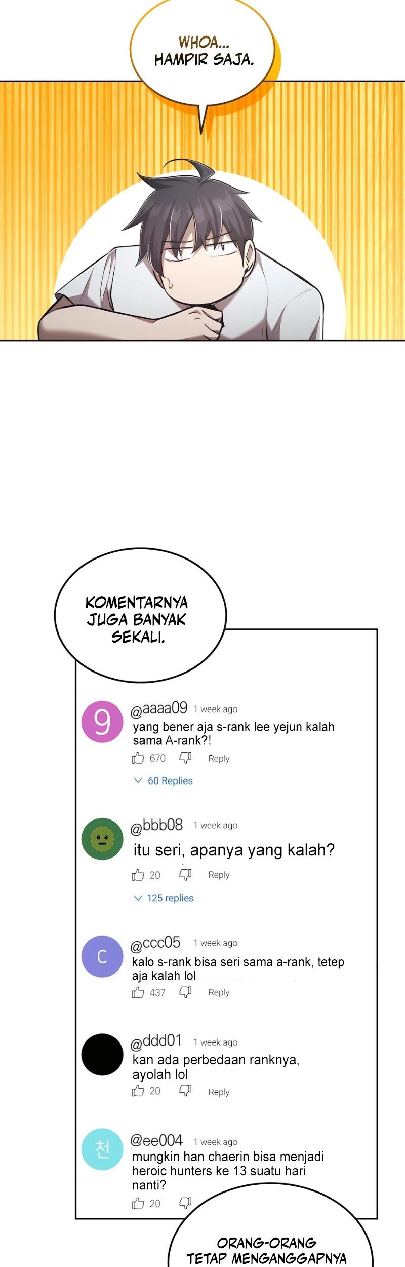 Subscribing to the Transcendent’s Channel Chapter 70 Gambar 54