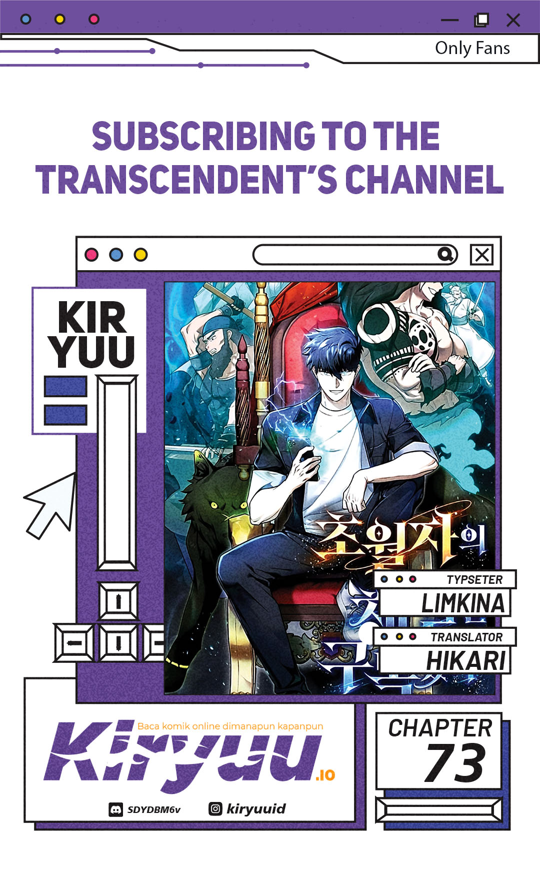 Komik Subscribing to the Transcendent’s Channel Chapter 73 gambar nomor 1
