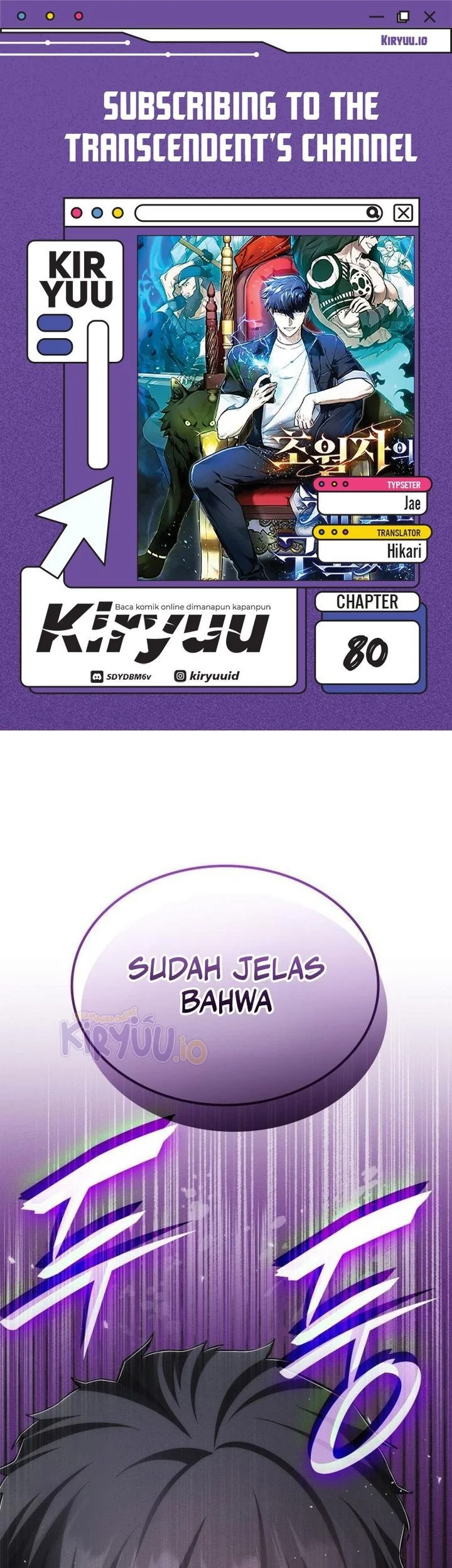 Komik Subscribing to the Transcendent’s Channel Chapter 80 gambar nomor 1
