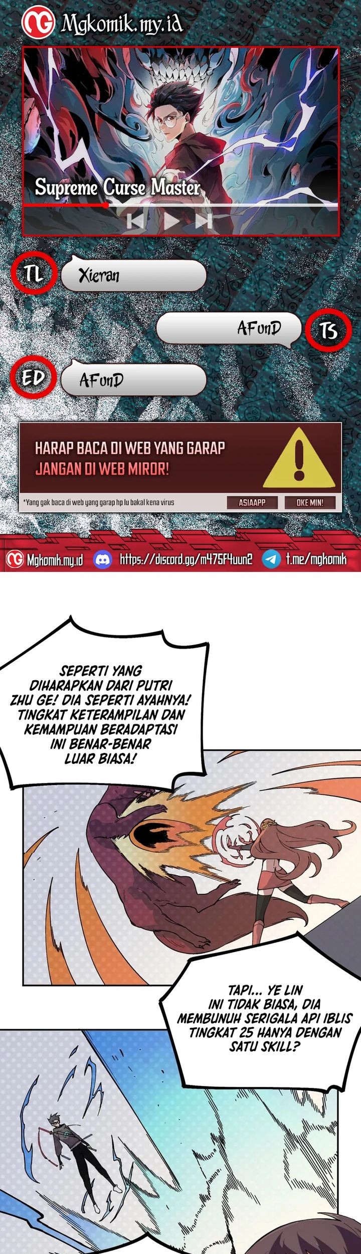 Komik Supreme Curse Master Chapter 16 gambar nomor 1