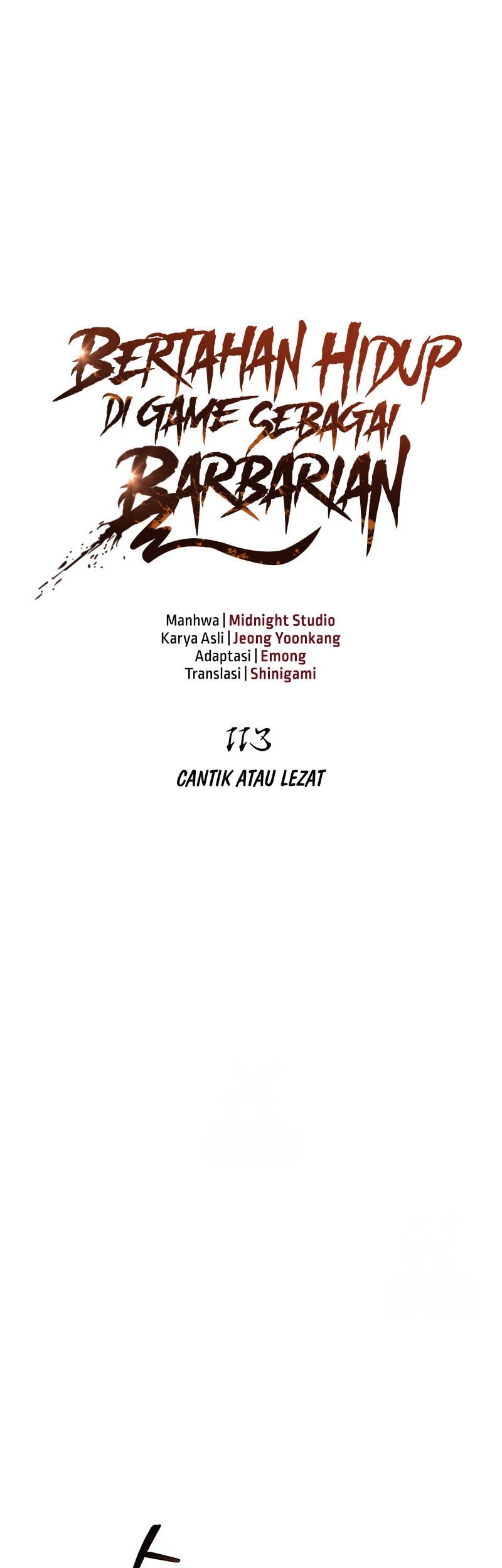 Survive as a Barbarian in the Game Chapter 113 Gambar 20