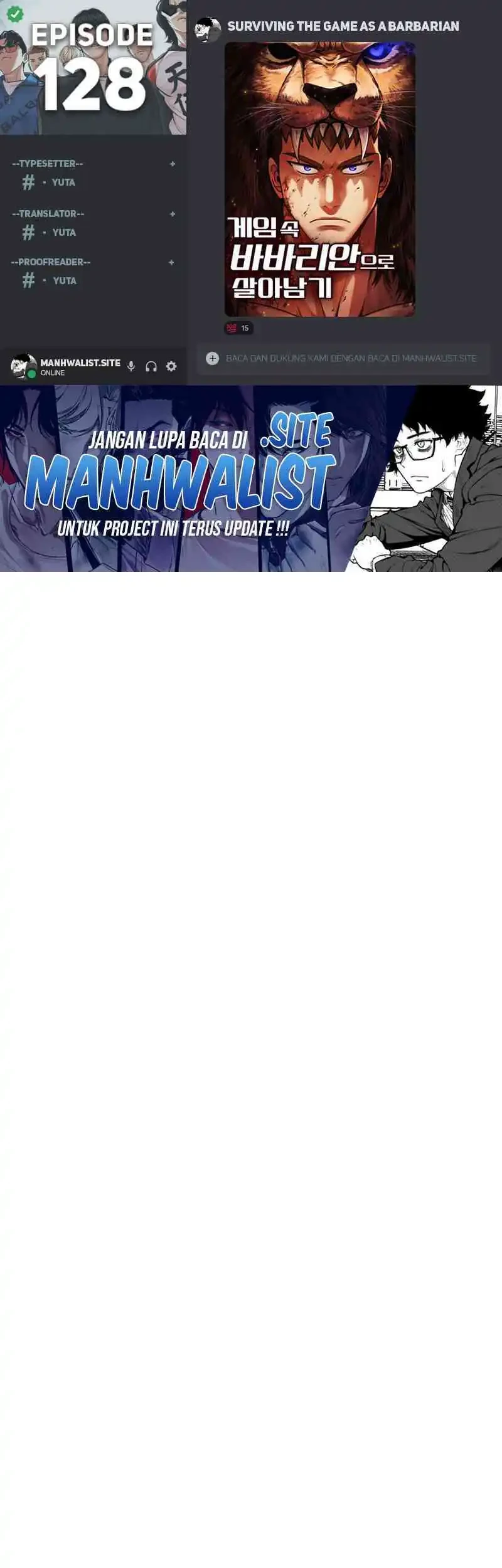 Komik Survive as a Barbarian in the Game Chapter 128 gambar nomor 1