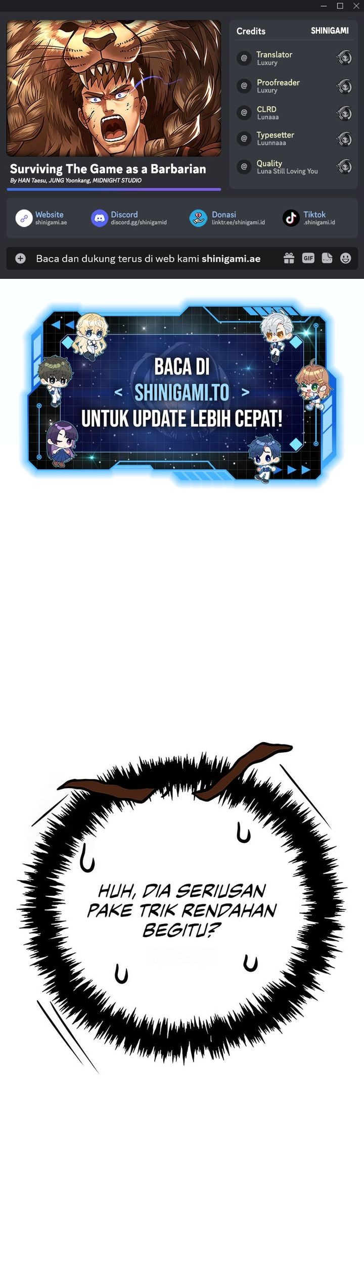 Komik Survive as a Barbarian in the Game Chapter 120 gambar nomor 1