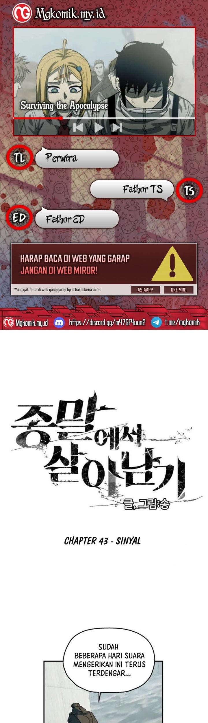 Komik Surviving the Apocalypse Chapter 43 gambar nomor 1