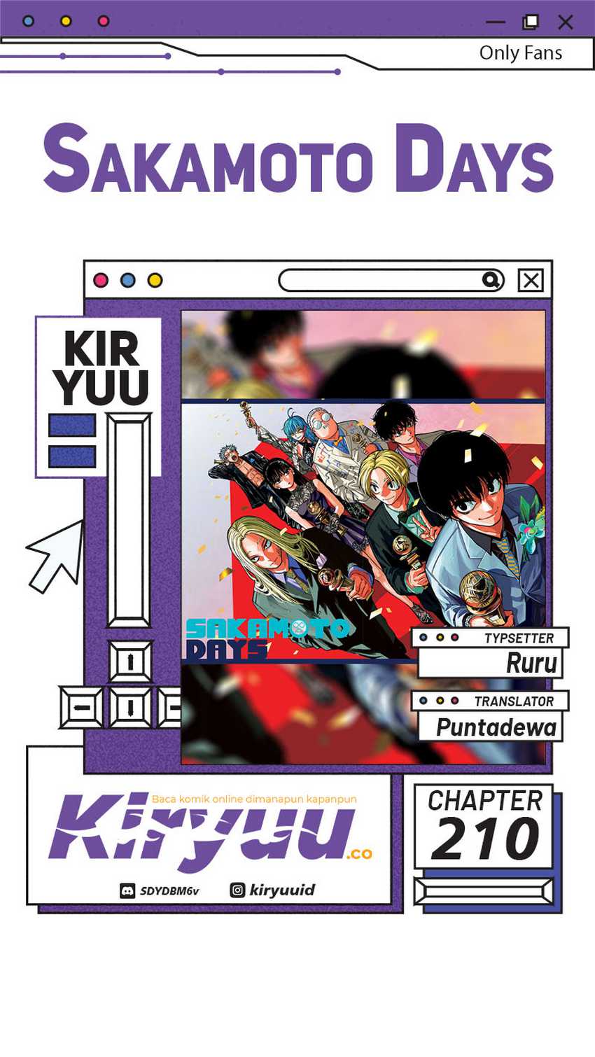 Komik Sakamoto Days Chapter 210 gambar nomor 1