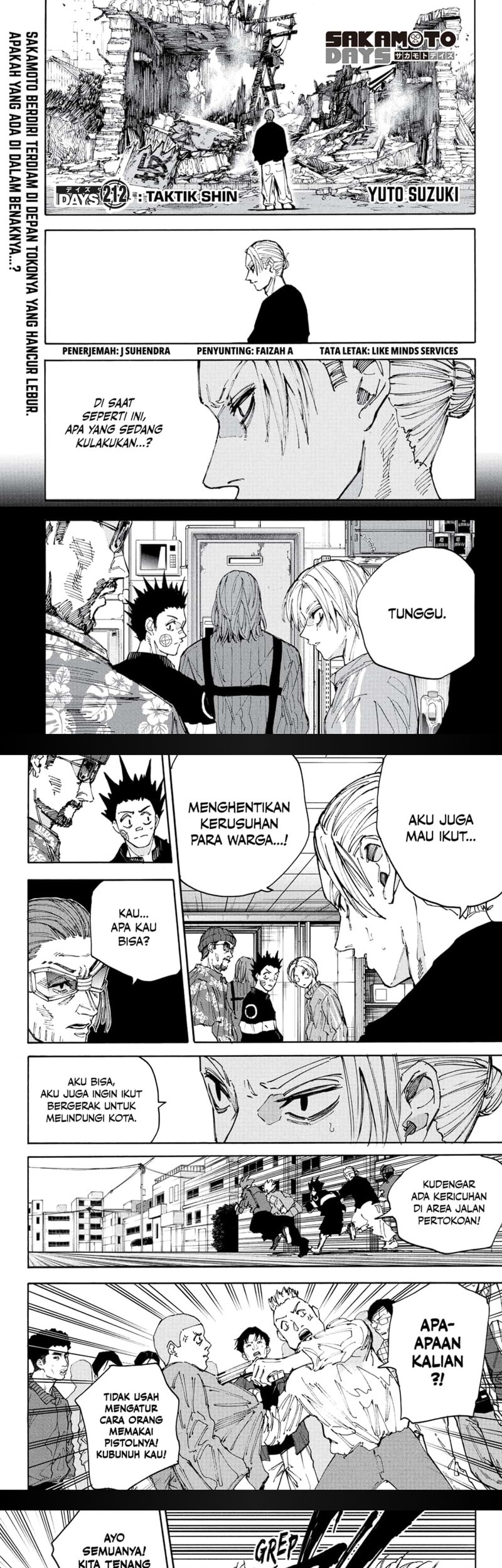 Komik Sakamoto Days Chapter 212 gambar nomor 1