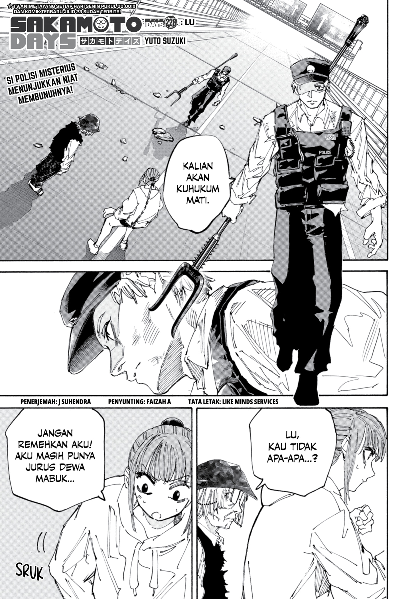 Komik Sakamoto Days Chapter 228 gambar nomor 1