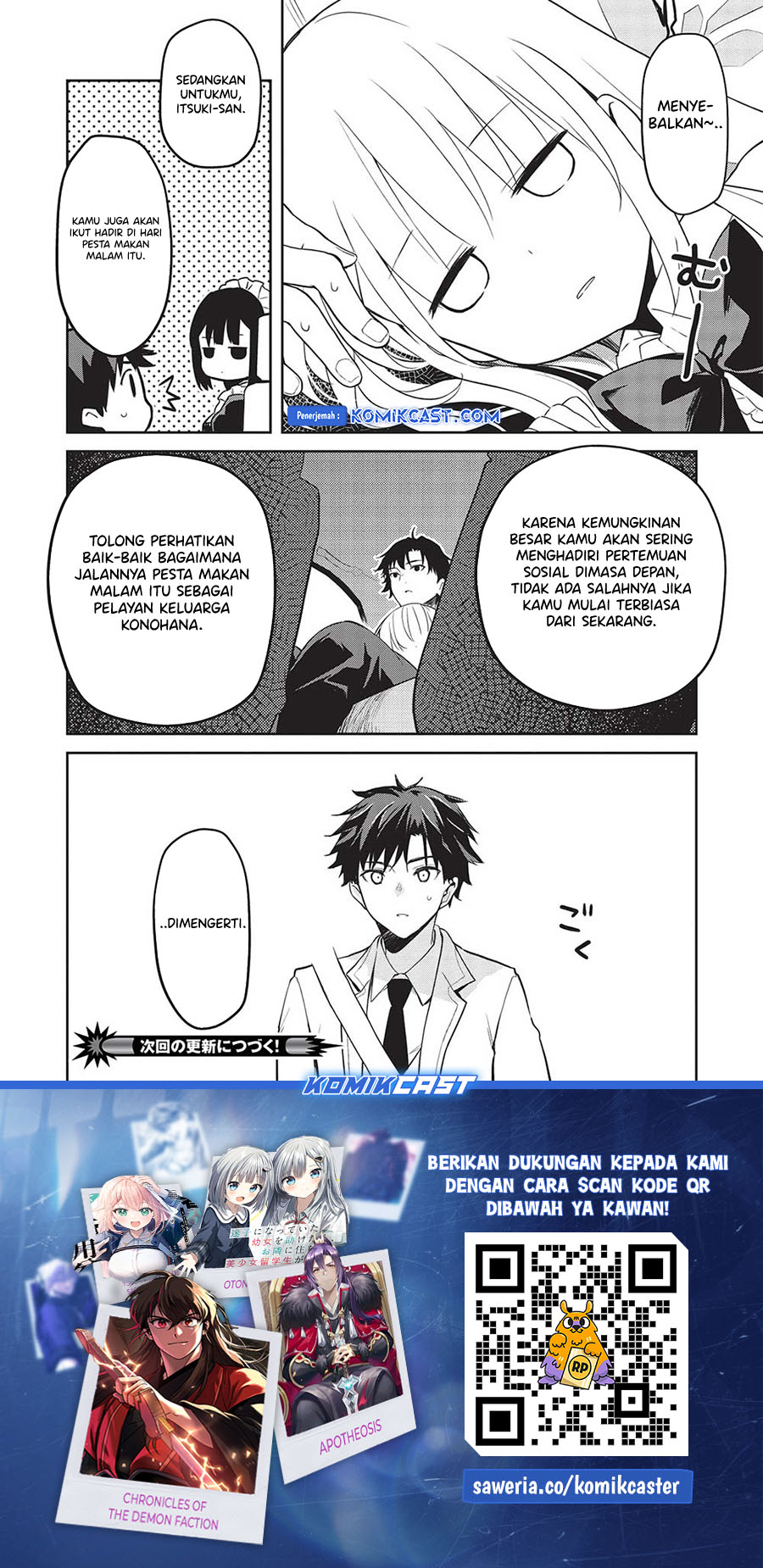 Saijo no Osewa Takane no Hana-darakena Meimon-kou de, Gakuin Ichi no Ojou-sama (Seikatsu Nouryoku Kaimu) wo Kagenagara Osewa suru Koto ni Narimashita Chapter 17 Gambar 22